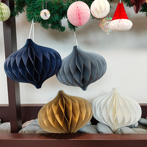 Honeycomb Paper Hanging <b>Ornament</b> Party Decoration for Halloween Thanksgiving Christmas & <b>Easter</b> CE-2P109 High Quality Supplies - Product Image 4