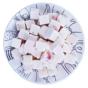 Nuevo arándano fresa arándano Multi sabores FD Cubo de yogur liofilizado piezas de fruta aperitivos - Product Image 1