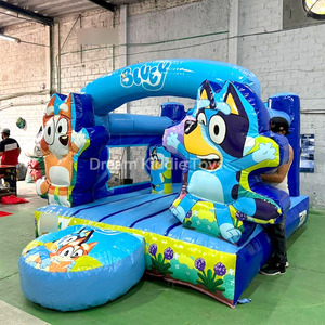 Kids Outdoor Trampoline Park <strong>Inflatable</strong> <strong>Bouncer</strong> with Obstacle Game Jumping Castle Combo for Fun Adventures - Product Image 3