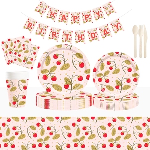 Platos de Papel para Fruta DAMAI, Decoraciones para Fiestas de Cumpleaños de Verano, Vajilla Desechable para Fruta, Artículos para Fiestas, Recuerdos para Niñas - Product Image 2