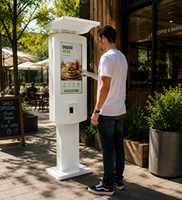 Kiosco de Pantalla Táctil para Exteriores Personalizado, Alto Brillo 2500 Nits, Máquina de Pedidos de Autoservicio con Gestión Remota