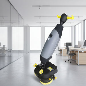 GS03 Commercial Cordless Walk-Behind Battery-<b>Powered</b> <b>Brush</b> Cleaning Warehouse Floor Scrubber Machine - Product Image 3