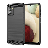 Coque en TPU souple en fibre de carbone de luxe pour Samsung Galaxy S24 S23 S22 Plus Ultra M52 A53 A33 A73 5G A03 Core Couverture arrière de téléphone