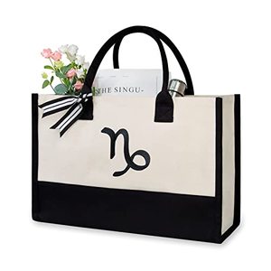Sac de plage en toile personnalisé avec initiales, grand sac fourre-tout monogrammé pour femme, sac à bandoulière pour voyage d'été - Product Image 6
