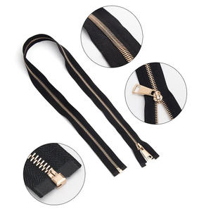 Haute qualité #3 #5 #7 #8 #10 <span class=keywords><strong>fermeture</strong></span> éclair <span class=keywords><strong>pour</strong></span> tissu or argent dents fermetures éclair en métal personnalisées <span class=keywords><strong>fermeture</strong></span> éclair en métal <span class=keywords><strong>pour</strong></span> veste 50 <span class=keywords><strong>cm</strong></span> 60 <span class=keywords><strong>cm</strong></span> <span class=keywords><strong>70</strong></span> <span class=keywords><strong>cm</strong></span> - Product Image 1