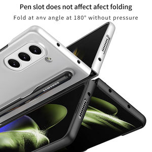 Étui pour Samsung Galaxy <span class=keywords><strong>Z</strong></span> <span class=keywords><strong>Fold</strong></span> <span class=keywords><strong>4</strong></span> 5 6 <span class=keywords><strong>avec</strong></span> emplacement pour <span class=keywords><strong>S</strong></span> <span class=keywords><strong>Pen</strong></span>, protection antichoc, support et design fin en polycarbonate rigide - Product Image 4