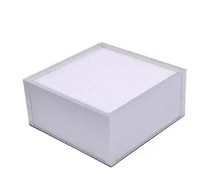 China suppliers for H13,H14 Mini Pleat HEPA Filter for laminar air flow hoods