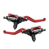 Étrier de frein monobloc CNC pour moto, ensemble de pompe de frein hydraulique 22MM en alliage d'aluminium, pièce de rétrofit/amélioration avant