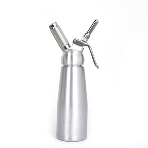 Pistolet à crème en aluminium pour la maison, 500 ml, pour crème fraîche, mousse à gâteau, outil de pâtisserie, pistolet à café, <span class=keywords><strong>siphon</strong></span>, <span class=keywords><strong>bouteille</strong></span> - Product Image 1