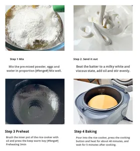 Mezclas para Pasteles Personalizadas de 300g, 1kg, 25kg, Mezcla en Polvo para Pastel Esponjoso de Alta Calidad, Asequible para Uso Doméstico, Mezcla en Polvo para Pastel Crudo - Product Image 4