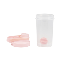 Gobelet de sport portable pour mélanger les protéines, 500 ml et 750 ml, sans BPA, qualité alimentaire, finition mate, avec boule de mélange