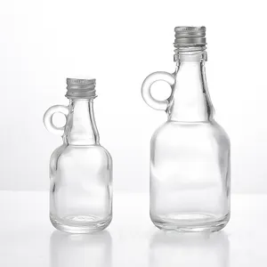 Custom Design Nieuwe Stijl Lege 100Ml Kleine Glas Wijn Flessen Voor Liquor Vodka