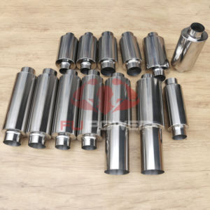 Misura personalizzata 2 "2.5" 3 "3.5" 4 "tubo di scarico in titanio marmitta punta punta tubo di scarico auto - Product Image 1