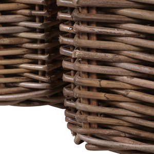 Woven Rattan Storage <b>Basket</b> with <b>Handles</b> for Shelves and Home Decor Multipurpose <b>Wicker</b> <b>Basket</b> Set - Product Image 6