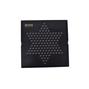 Classico gioco da tavolo di strategia nero in legno Ludo cinese <span class=keywords><strong>dama</strong></span> con 60 pz biglie - Product Image 2