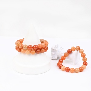 Bracelets en perles d'agate jaspe naturelle polie de 10 mm, pierres de guérison pour femmes, bijoux décoratifs, cadeau - Vente chaude - Product Image 5