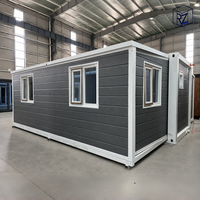 Maison conteneur extensible à double aile, maison modulaire préfabriquée en acier pour cabane de vacances et maison d'hôtes Ray-Zen