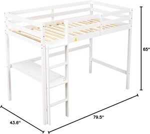 <span class=keywords><strong>Lit</strong></span> mezzanine jumeau design moderne <span class=keywords><strong>Lit</strong></span> mezzanine en bois de pin pour enfants de taille <span class=keywords><strong>junior</strong></span> <span class=keywords><strong>Lit</strong></span> mezzanine en bois <span class=keywords><strong>blanc</strong></span> peu encombrant - Product Image 1