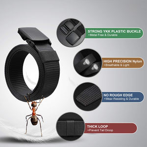 Cinturón Táctico de Nylon para Hombre, Cinturón de Lona para Exteriores con Hebilla de Liberación Rápida de Plástico, Cinturón de Trabajo Resistente - Product Image 4