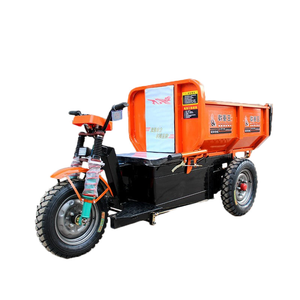 Three-wheeled Ash Truck, Construction Tricycle Tilting Bucket for Brick Hauling Small-load <b>Transport</b> Brushless Motor Enhances Ef - Product Image 3