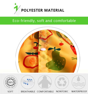 Combinaisons de pluie en polyester 210T personnalisées de jolis motifs de dessins animés combinaisons étanches à <span class=keywords><strong>la</strong></span> poussière pour les tout-petits filles <span class=keywords><strong>et</strong></span> garçons - Product Image 5