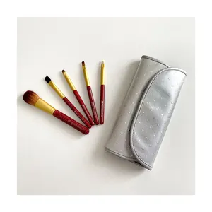 Augenbrauen Kunststoff Griff Material Vendor Kit Make-up Pinsel Set Custom
