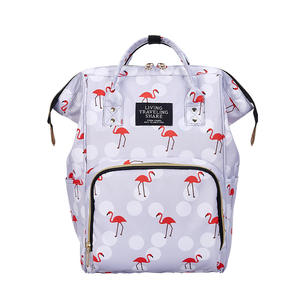 Grand sac à dos de voyage pour bébé, sac à dos à bandoulière pour maman, sac à langer durable, imprimé, élégant, sac à langer pour maman, dessin animé, <span class=keywords><strong>2020</strong></span> - Product Image 2