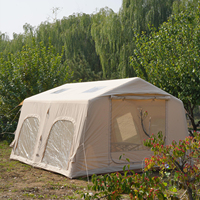 13.68 ㎡   Tente pneumatique gonflable, Nouveauté, Abri de camping pliable pour l'extérieur, Vente en gros OEM personnalisée pour le glamping familial, la plage et les pique-niques