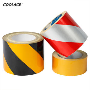 Nastro di avvertimento riflettente freccia in PVC bagliore nel buio nastro per auto camion moto bicicletta - Product Image 2