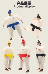Costume gonflable de lutteur sumo, costumes gonflables, costume gonflable d'Halloween pour enfants et adultes - Product Image 5