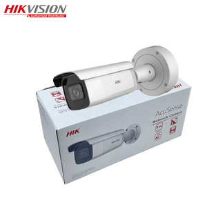 Venta al por mayor de Hikvision, interfaz de alarma de Audio AcuSense de 4 MP, interfaz de red DarkFighter Bullet varifocal motorizada - Product Image 1