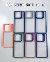 Support d'objectif coque de téléphone pour REDMI 13C 4G support d'anneau coque transparente couverture pour POCO M6 POCO C65
