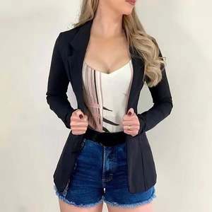 Spring Women Clothing <b>Long</b> Sleeve Coat Suit Slim <b>Cardigan</b> Office <b>Ladies</b> Thin Blazer Woman Jacket Blazers J0113 - Product Image 4