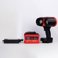 Souffleur de neige et déboucheur de canalisations professionnel sans balais à double moteur 70, avec turbine à ventilateur puissant, pour lavage de voiture, à batterie lithium, portatif