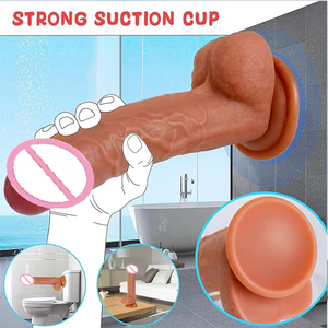 थोक छूट मानक जूगुएट यौन सुरक्षित सिलिकॉन मैनुअल डिल्डो वाटरप्रूफ और महिला के लिए यथार्थवादी डिल्डो सेक्सी खिलौना साफ करने में आसान - Product Image 5