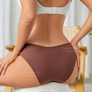 Ropa interior deportiva de hilo europeo y americano para mujer, calzoncillos con estampado de letras de cintura baja, entrepierna de algodón puro, transpirable, Lift Fitne - Product Image 3