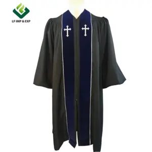 Yüksek kaliteli kilise korosu üniformaları elbiseler koro