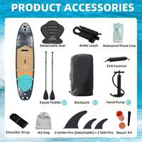 Planche de paddle gonflable portable robuste, renforcée par technologie Drop Stitch, personnalisable pour le dropshipping