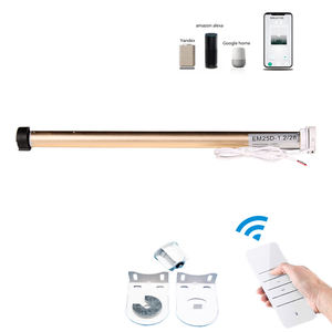 Motor Tubular Inteligente <span class=keywords><strong>de</strong></span> Aluminio Moderno OEM <span class=keywords><strong>de</strong></span> 25 mm, 35 mm, 45 mm, con Batería, Compatible con WiFi, Bluetooth, Aplicación Tuya Smart Life - Product Image 1