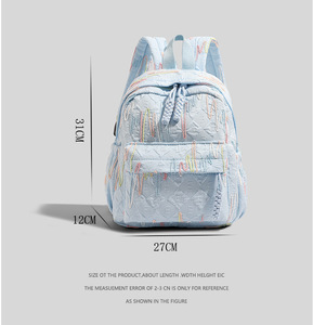 กระเป๋าเป้สะ<span class=keywords><strong>พา</strong></span>ยหลังน่ารักลายฟองสบู่จากโรงงาน ขนาดเล็ก น้ำหนักเบา ความจุเยอะ เหมาะสำหรับนักศึกษามหาวิทยาลัยตัวเล็ก - Product Image 6