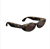 Lunettes de soleil écaille de tortue pour femme MT6 – Lunettes intelligentes IA avec caméra 8MP, traduction IA, enregistrement photo et vidéo, avec étui de chargement