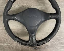 Volant de course personnalisé haut de gamme en Alcantara, LED et fibre de carbone pour Toyota <span class=keywords><strong>GR</strong></span> <span class=keywords><strong>Sport</strong></span> Supra RAV4 Tundra - Product Image 3