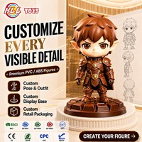 Figurine articulée de personnage garçon en PVC/ABS, personnalisable OEM/ODM, statue de collection pour bureau, maison, cadeau