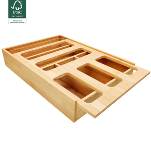 kitchen tools ziplock bag storage container bamboo storage box ziplock organizers
