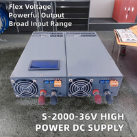 Alimentation à découpage S-2000-36V industrielle 12V 24V 48V 60V Transformateur de courant constant réglable 1500W Alimentation cc 2000W 3000W