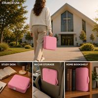 Housse de Bible personnalisée OEM ignifuge et étanche, boîte de rangement isolante thermiquement avec poignée et fermeture éclair, sac de rangement spécial