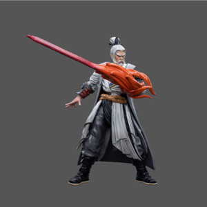 Source sombre série Jianghu Taichang enseigner lame Saint Gongsun <span class=keywords><strong>Ao</strong></span> 1:18 PVC mobile poupée antique à main - Product Image 3