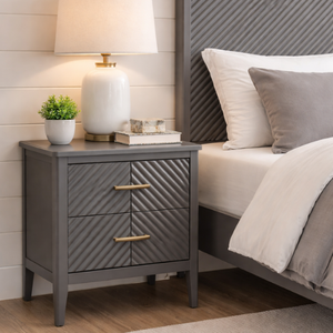 Low Moq Solid Wood Nightstand Classical Wooden Bedroom Furniture Odm Oak/Pine/Acacia Solid Wood Made In Vietnam Manufacturer - Product Image 3