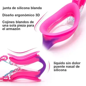 Lunettes de <span class=keywords><strong>natation</strong></span> professionnelles pour enfants, imperméables, écologiques, à vitesse réglable, anti-buée, pour <span class=keywords><strong>compétition</strong></span> et course en piscine - Product Image 4