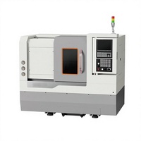 Torno CNC de Cama Inclinada de Alta Velocidad XMK-460, Alta Precisión, Alta Rigidez, Recorrido del Eje X de 425 mm, Recorrido del Eje Z de 350 mm, 2 Ejes, 0.008 mm